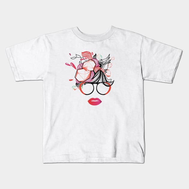 Minimal Beauty Kids T-Shirt by annapaff